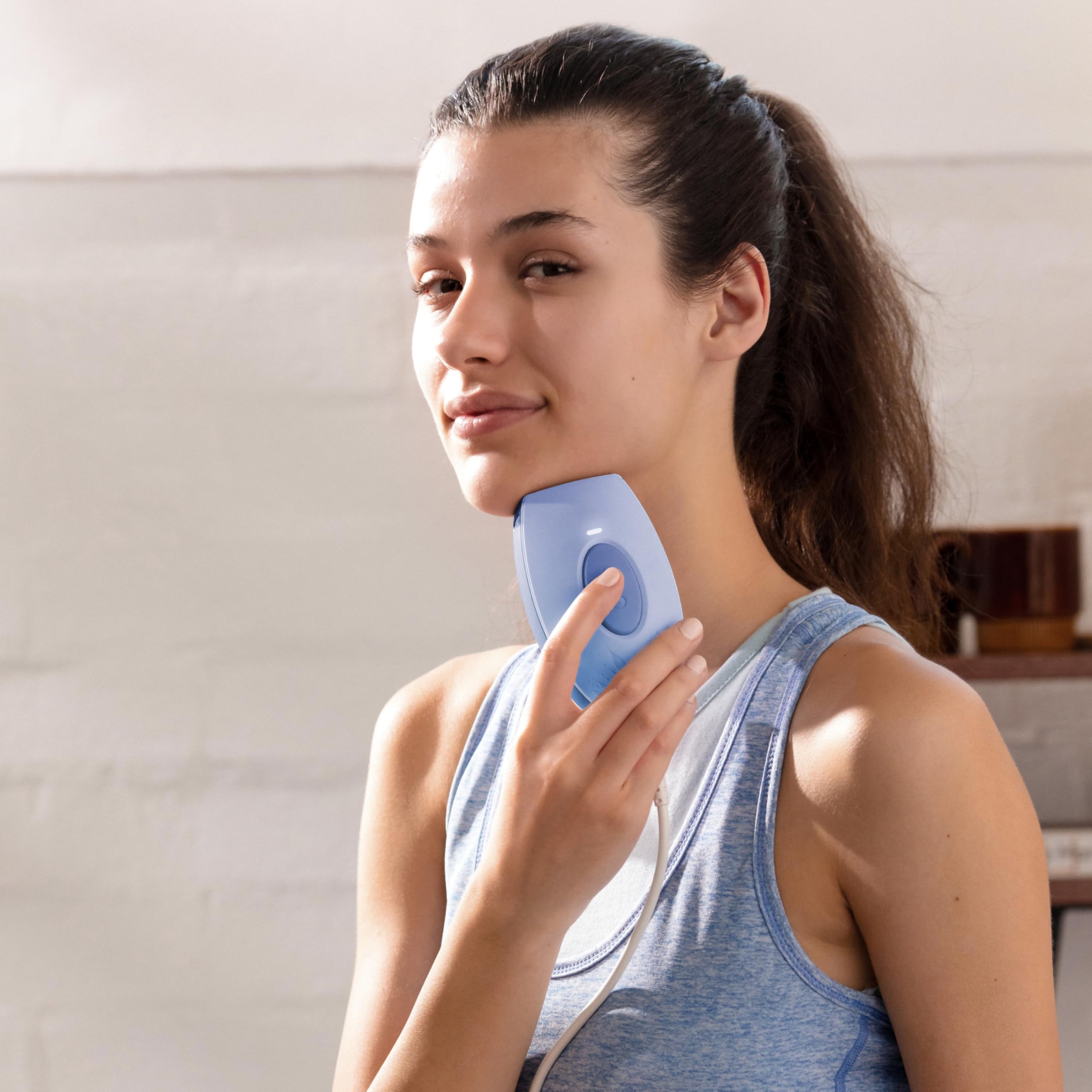 SmoothSkin Pure Mini Lite IPL Blue Hair Removal Device – Compact at-Home Laser Hair Removal for Women, Safe for Face & Body, Permanent Hair Reduction, Gentle & Painless, Salon-Quality Results