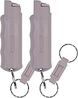 Vista 15 de SABRE Pepper Spray - Quick Release Keychain for Easy Carry & Fast Access, Max Police Strength Self Defense OC Spray With UV Dye, 10 Sec. Spray Time