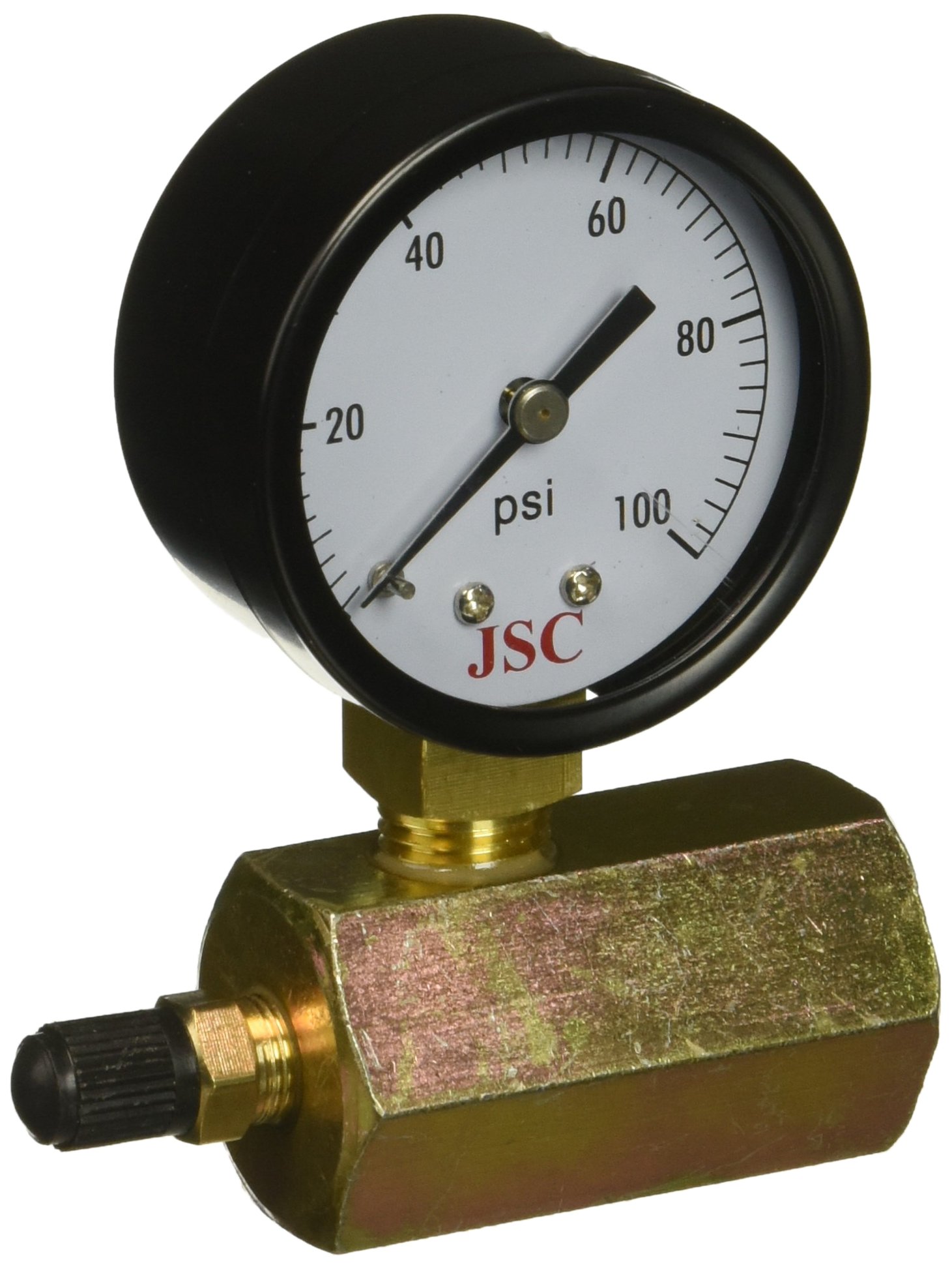 Jones Stephens g64100 100 PSI Gas prueba Gauge Asamblea