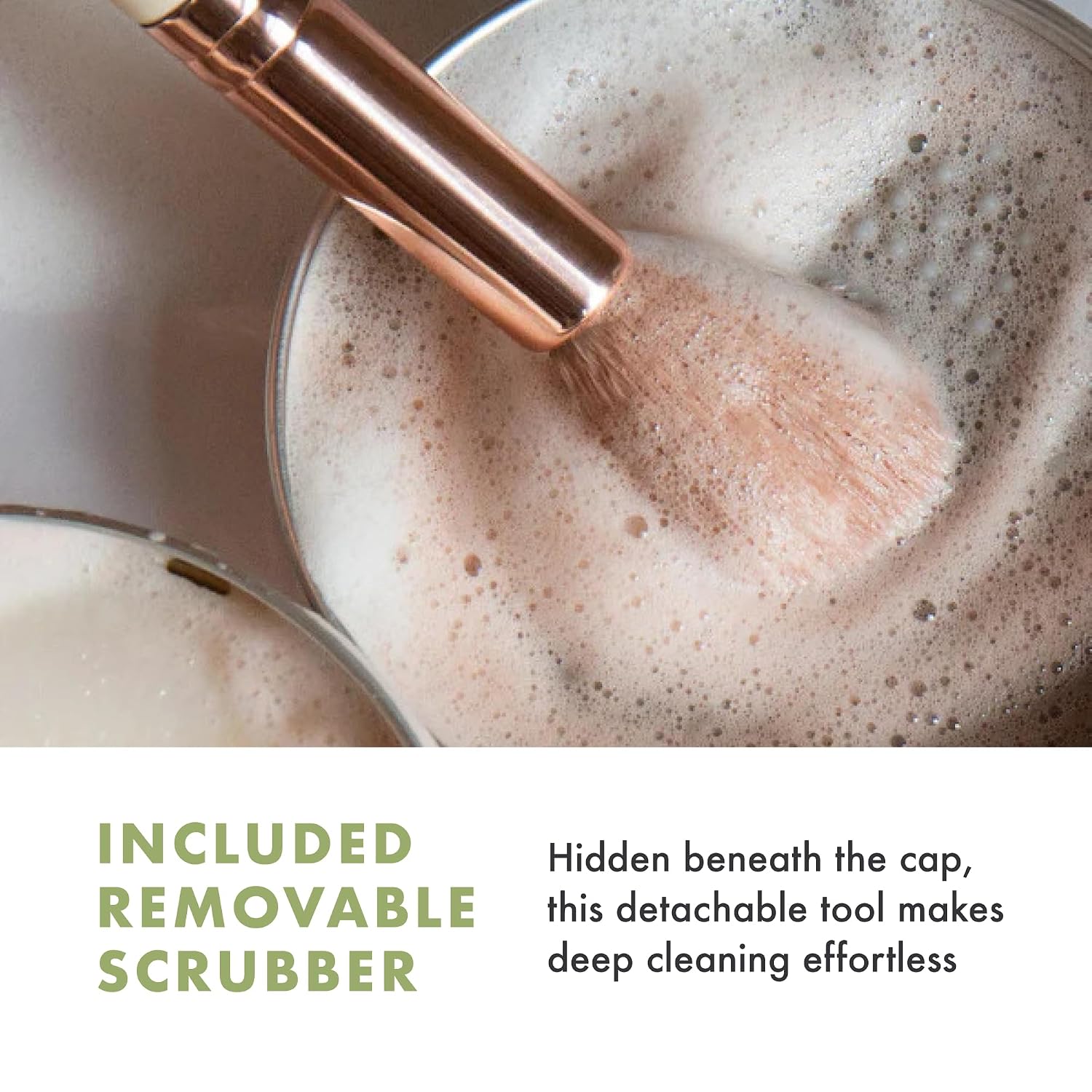 Cinema Secrets Vegan Makeup Brush Cleaner - Sponge & Makeup Brush Shampoo for Deep Cleansing - Removes Build-Up & Stains - Gentle & Cruelty-Free Beauty Tools Accessories