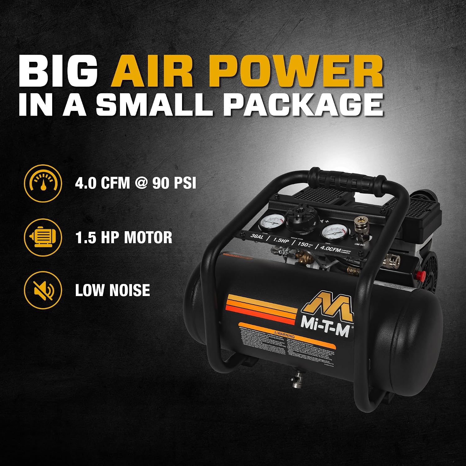 Mi-T-M 3 Gal Portable Air Compressor