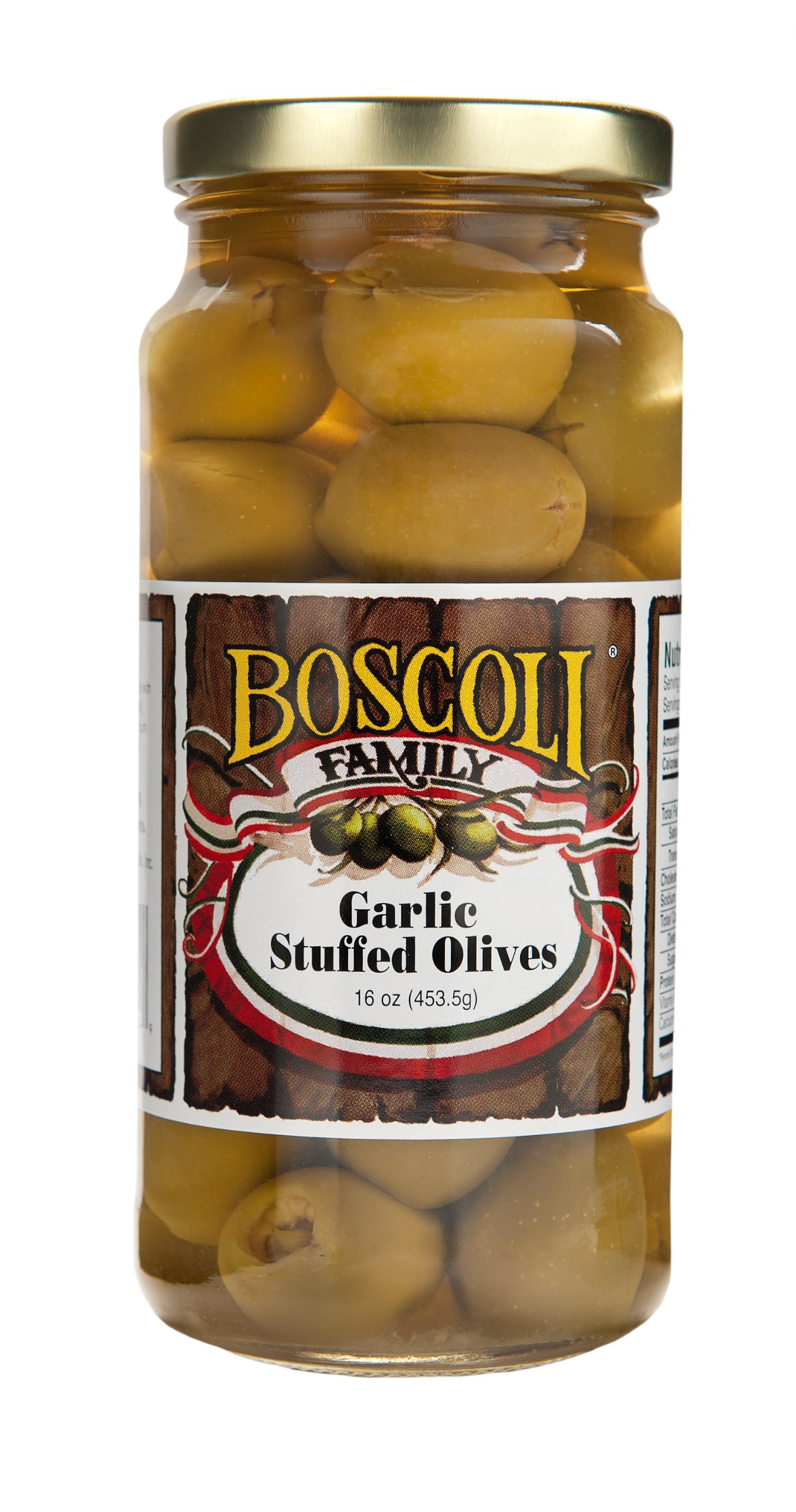 Boscoli FamilyGarlic Stuffed Olives, 16 oz.