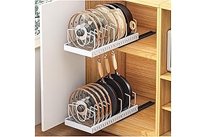 Pots and Pans Organizer Under Cabinet