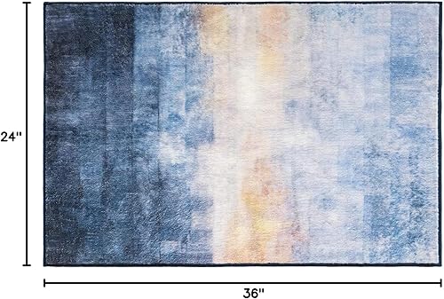 Miniatura 432 de Phantoscope Vintage Collection - Alfombra de área de 8 x 10 pies, alfombra grande para sala de estar, lavable, bohemio, antideslizante