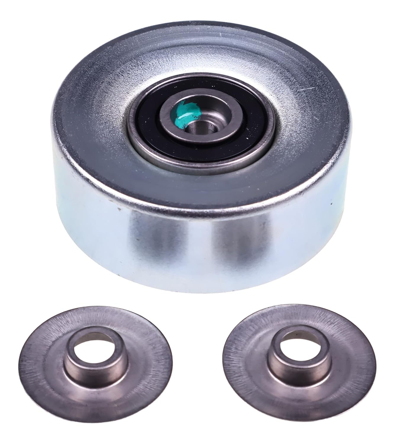 Idler Pulley 21280913 3848896 Compatible with Volvo Penta D4-260 D4-300 D6-350 D6-370 D6-400 D6-435 D4 D6 Marine Engine Replaces 3847482