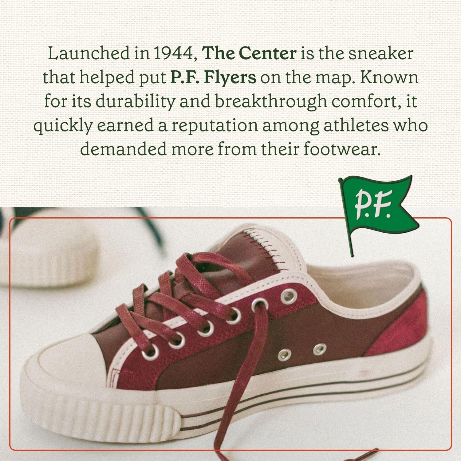 PF Flyers Center Low Top Sneakers for Men and Women, Original Canvas Lo-Top Casual Shoe, Unisex