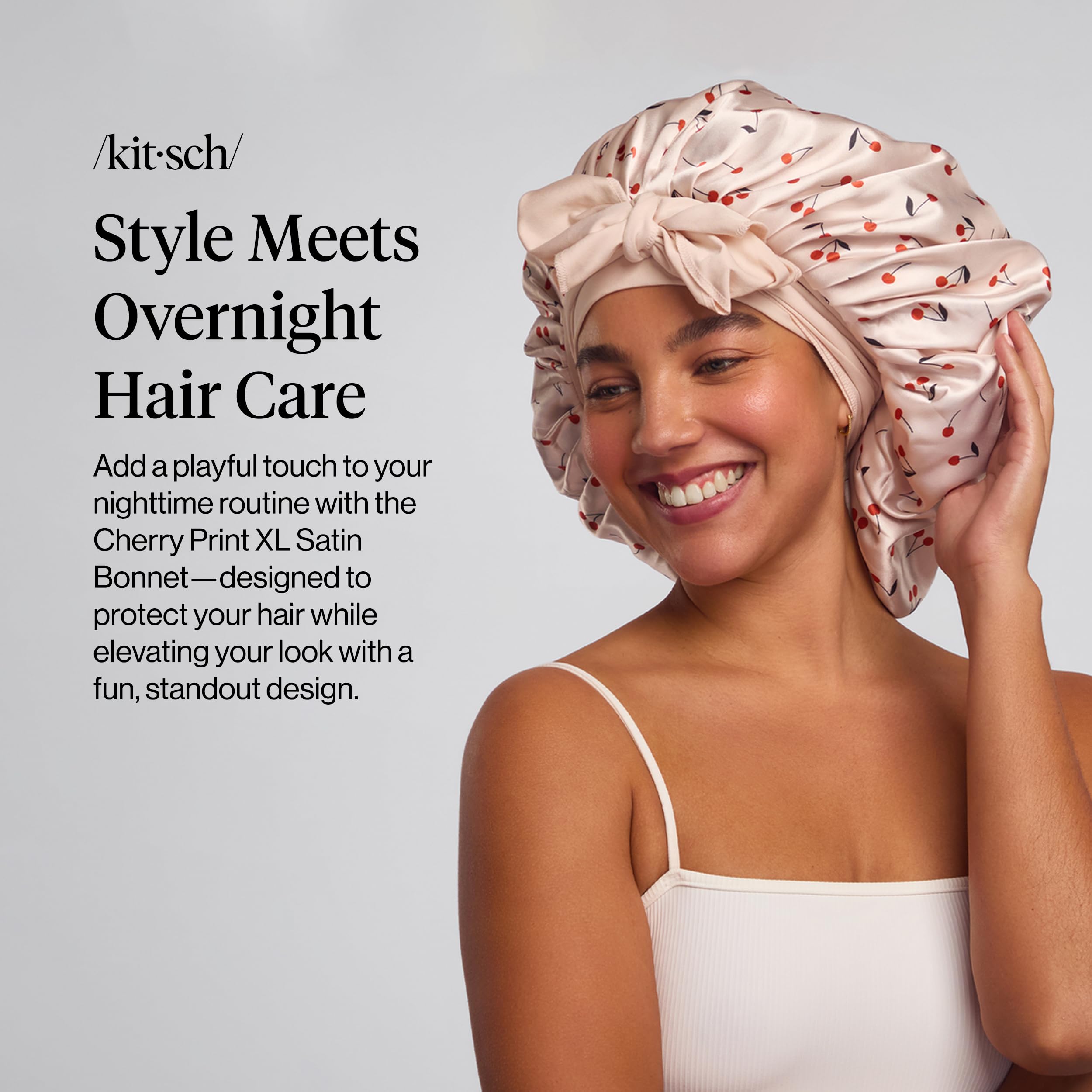 Kitsch Satin Bonnet for Sleeping - Softer Than Silk Bonnet for Sleeping Women
