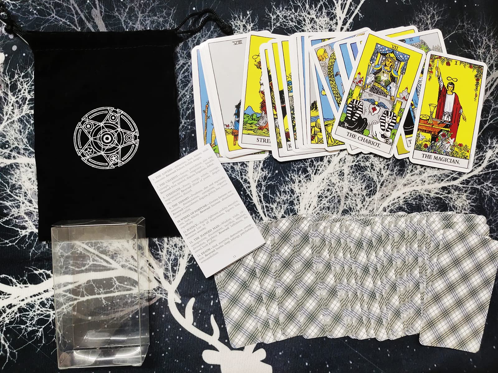 Oracle Divinatoire HQRKOTM 78 Jeu Tarot Divinatoire, Cartes De Tarot