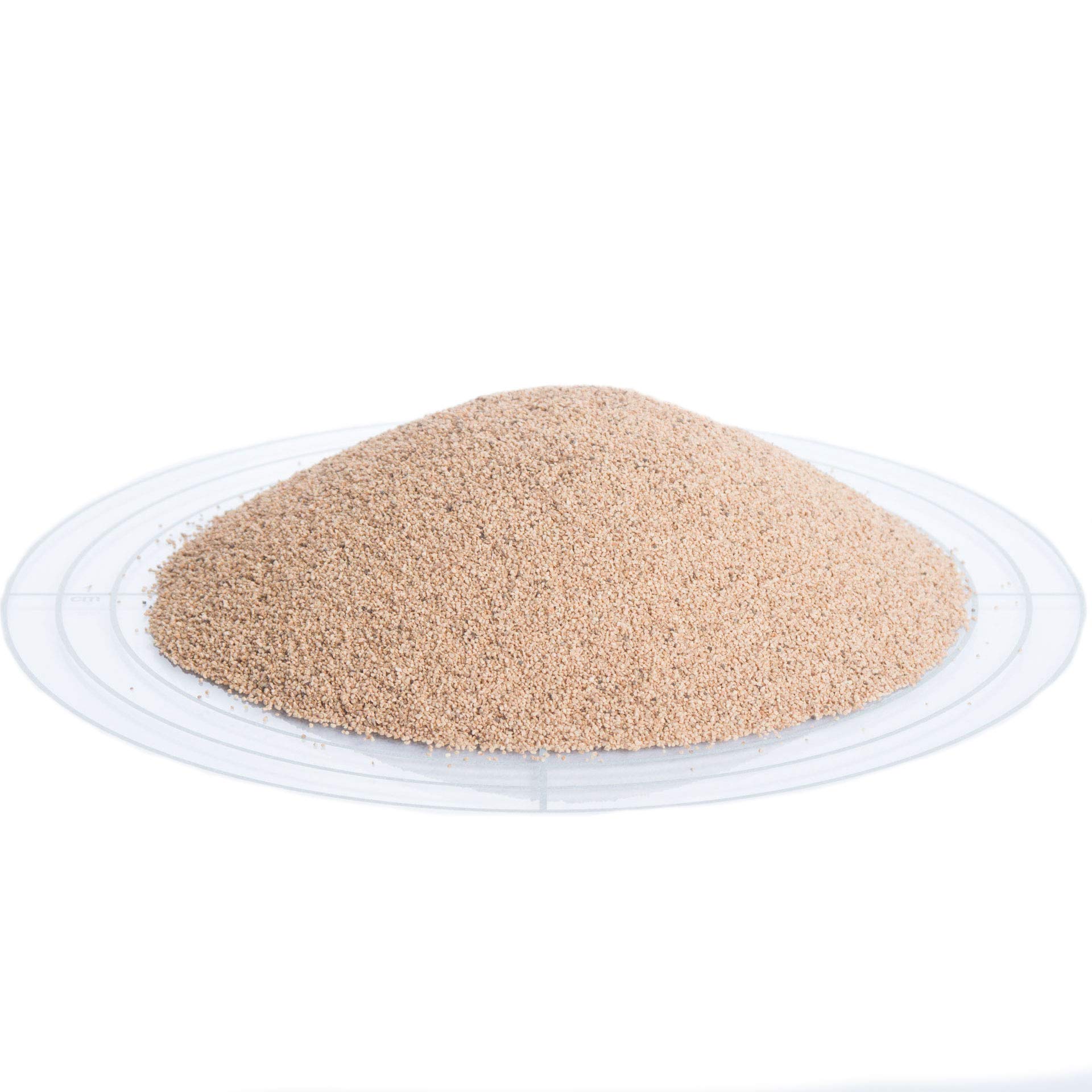 Schicker Mineral Nussschalengranulat Strahlmittel 200-450 µm 25 kg, organisches Mehrwegstrahlmittel, chemisch neutrale Oberflächenbehandlung ohne Eisenanteil, ideal für Aluminium, Edelstahl
