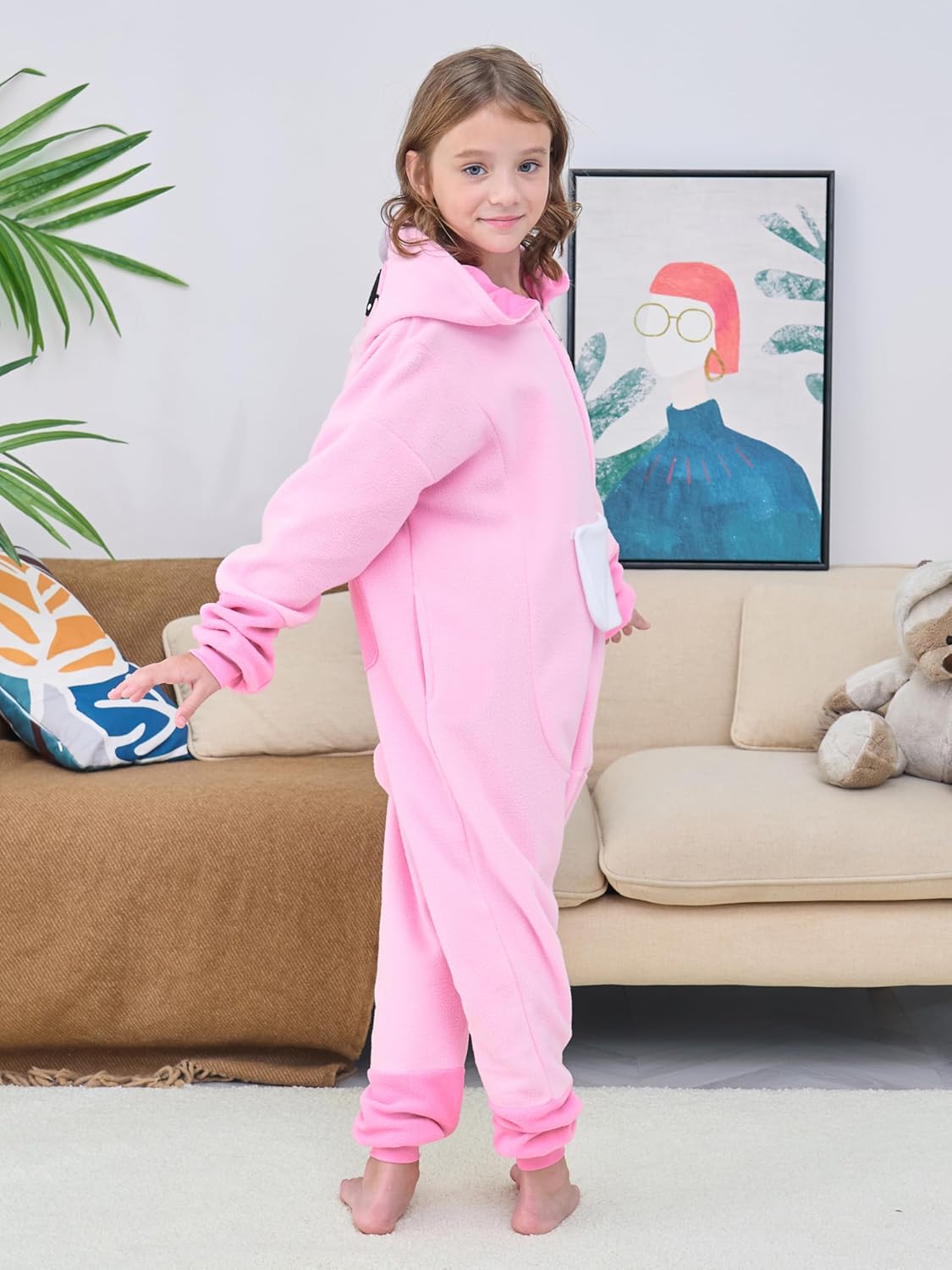 Animal Onesie Kids Pajamas Cosplay Costume Christmas Costume for Girls and Boys - Image 2