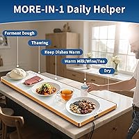 Vista 3 de Warming Trays for Buffets Party (Extra Long 40"x12"), Warming Mat for Food with Thermostat & Full Surface Warming, Temperature Adjustable Food