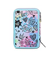 SJ Gang Astuccio 3 Zip ColorJam - Portapenne Triplo Scomparto Con 45 Accessori, Per Scuola Elementare E Media - Foto 11