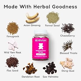 BEARVANA Top Support Womens Multivitamin Gummies | Herbal & Vitamin Gummy Supplement for Daily Wellness | Berry Flavor | 60 Gummies