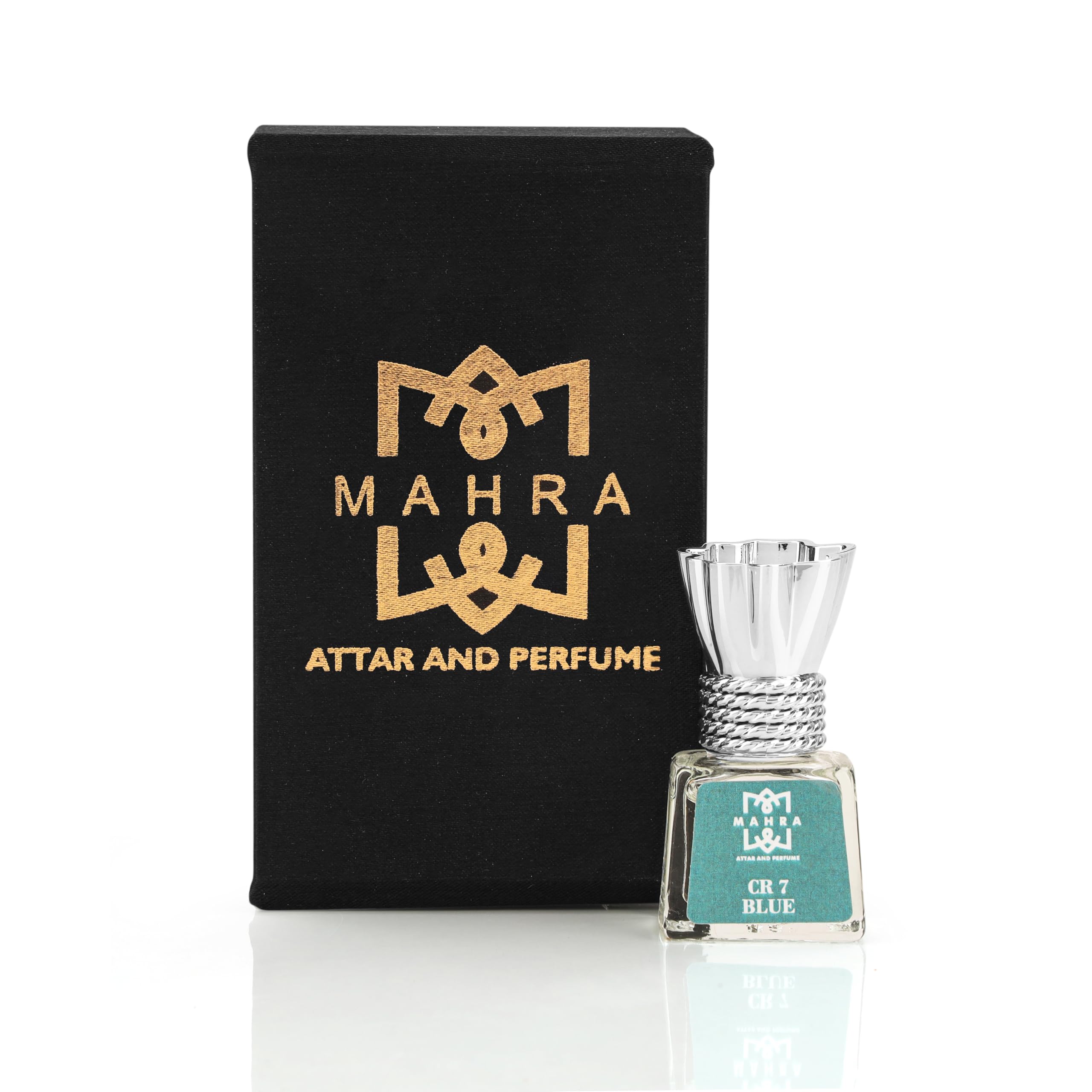 MAHRA CR 7 Blue Attar Perfume for Men & Women – 100% Natural Essential Oils, 5ml