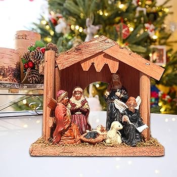 瞬間お値下げ‼️とっても素敵！ クリスマス キリスト降臨　人形セット 陶器製 81sAWHDPVML._UF350,350_QL80_.jpg