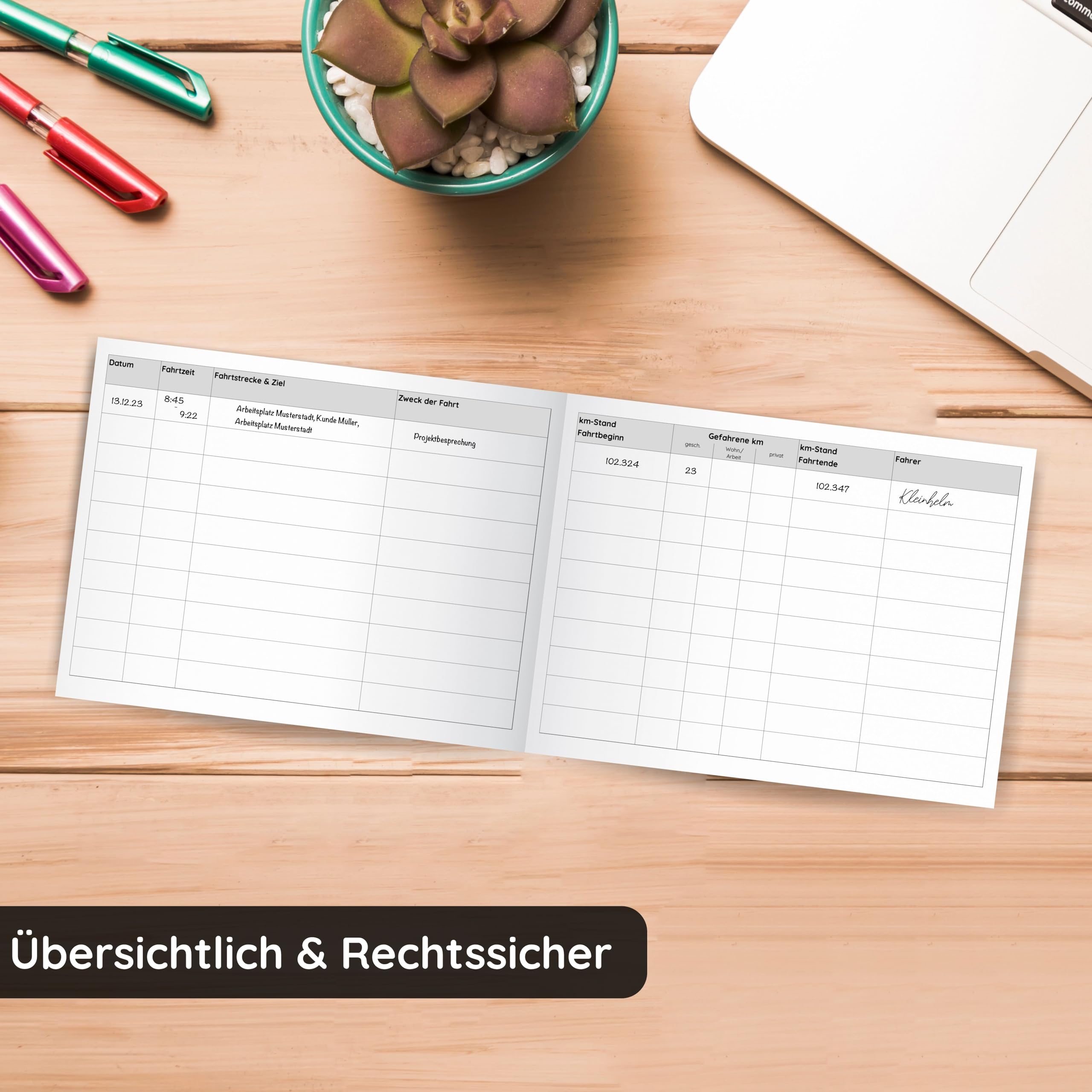 AVERY Zweckform 222-5 rittenboek (voor personenauto's