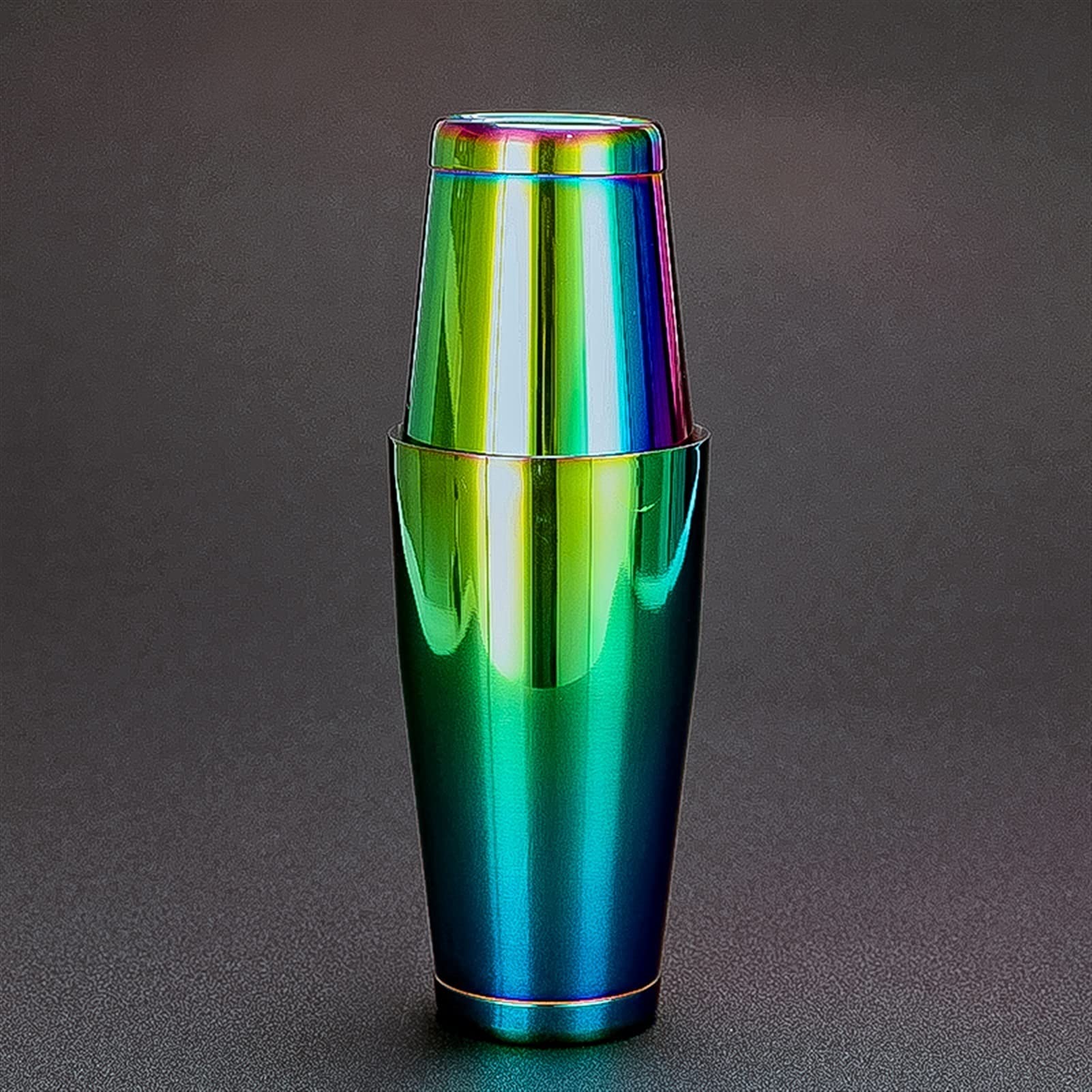 Mezclador de Vino Coctelera de cóctel Making Set Colorido Cocktail Shaker Bar Set Ponderado Boston Shakers, Colador de cócteles, Magic Jigger, Mezcling Cuchara Coctelera