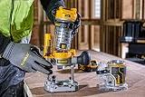 DEWALT DCW604P2-QW Fresadora Combo Sin Escobillas XR 18v Li-ion 5.0ah for DIYers & professionals, built for repair, installation and workshop tasks, 18v, 5.0ah, single unit - 2