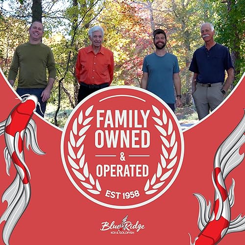 Miniatura 10 de Blue Ridge - Alimento para peces 25 lb, fórmula rica en colores de 316 pulgadas, pellet flotante Koi y Goldfish