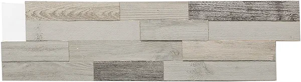 Aspect Peel n Stick Wood 6.5” x 24” Panel (5 Pack – Approx. 5 sq ft) (Weathered Barn)