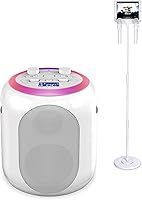 Vista 10 de Singing Machine SingCast MAX - Máquina de karaoke con Bluetooth y video casting, altavoz de fiesta, micrófono, 22 efectos de voz, corrección