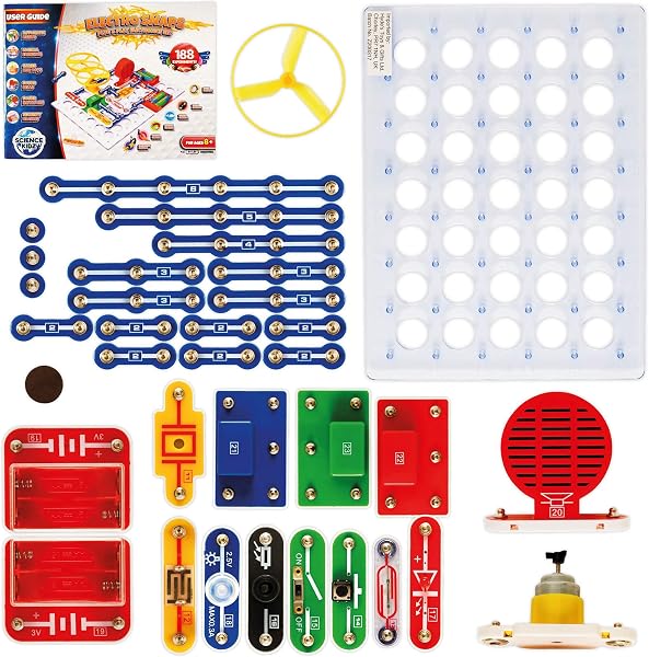 Science Kidz Electronics Kit - Electric Circuits - 188 - Science Experiments Set For Kids Age 5-10 - Educational STEM Toys - 3