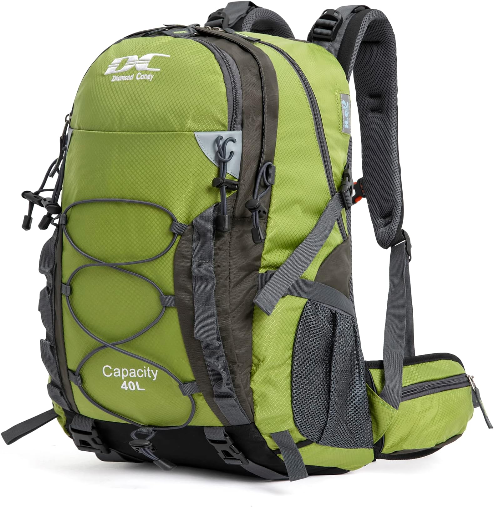 Diamond Candy Waterproof Hiking Backpack for Men and Women, Lightweight Day Pack for Travel Camping | Waterproof, Lightweight, for Travel Camping