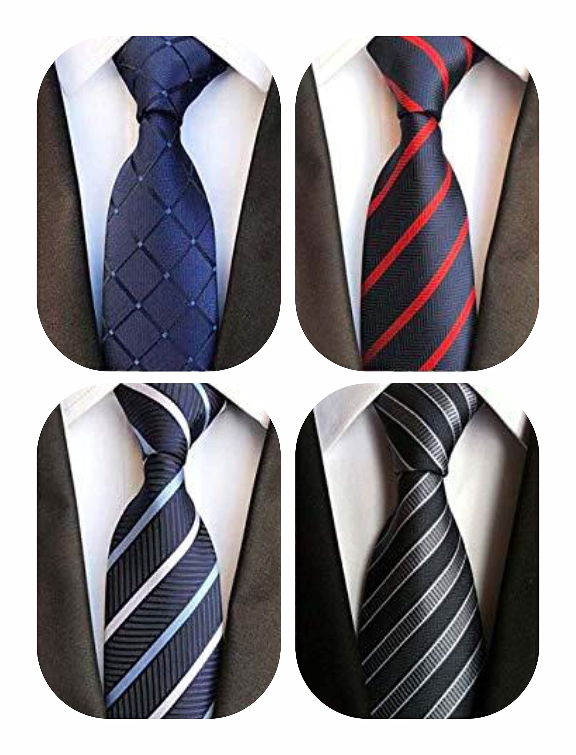 Classic Men's Silk Tie Necktie Woven JACQUARD Neck Ties