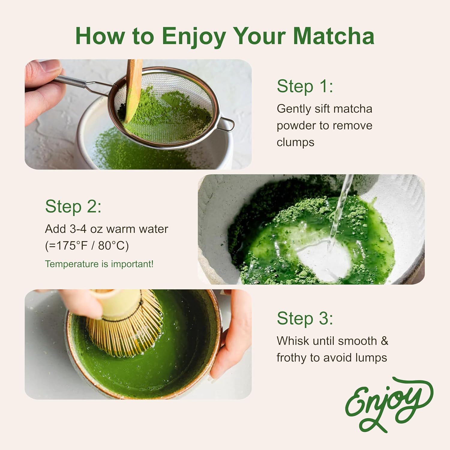 Organic Ceremonial Grade Matcha Powder, 100 Servings | First Harvest Authentic Japanese Origin | 100% Barista-Grade Matcha Green Tea For Latte, Beverage & Baking - Image 4