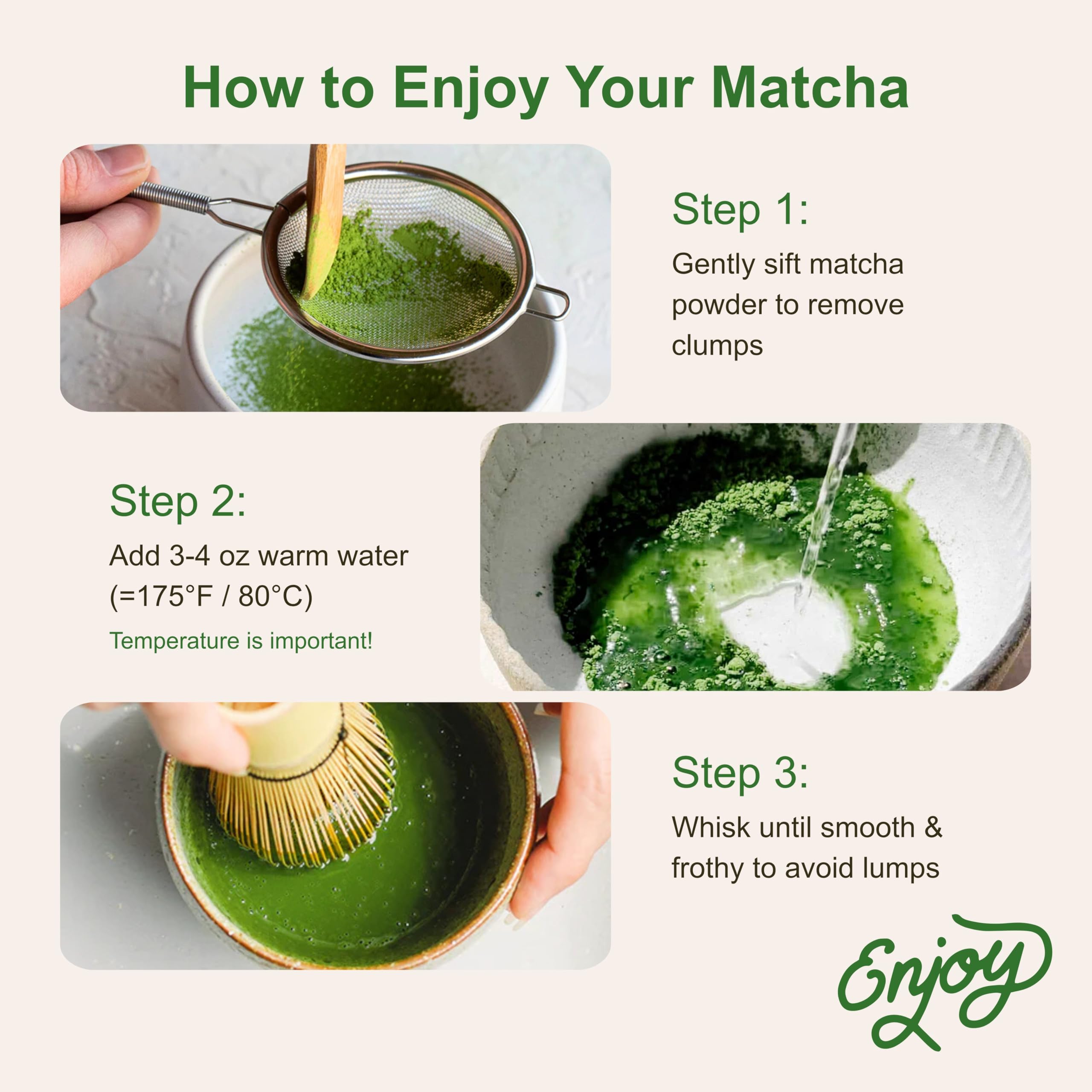 Organic Ceremonial Grade Matcha Powder 100 Servings First Harvest Authentic Japanese Origin 100 Barista-Grade Matcha Green Tea For — view 4