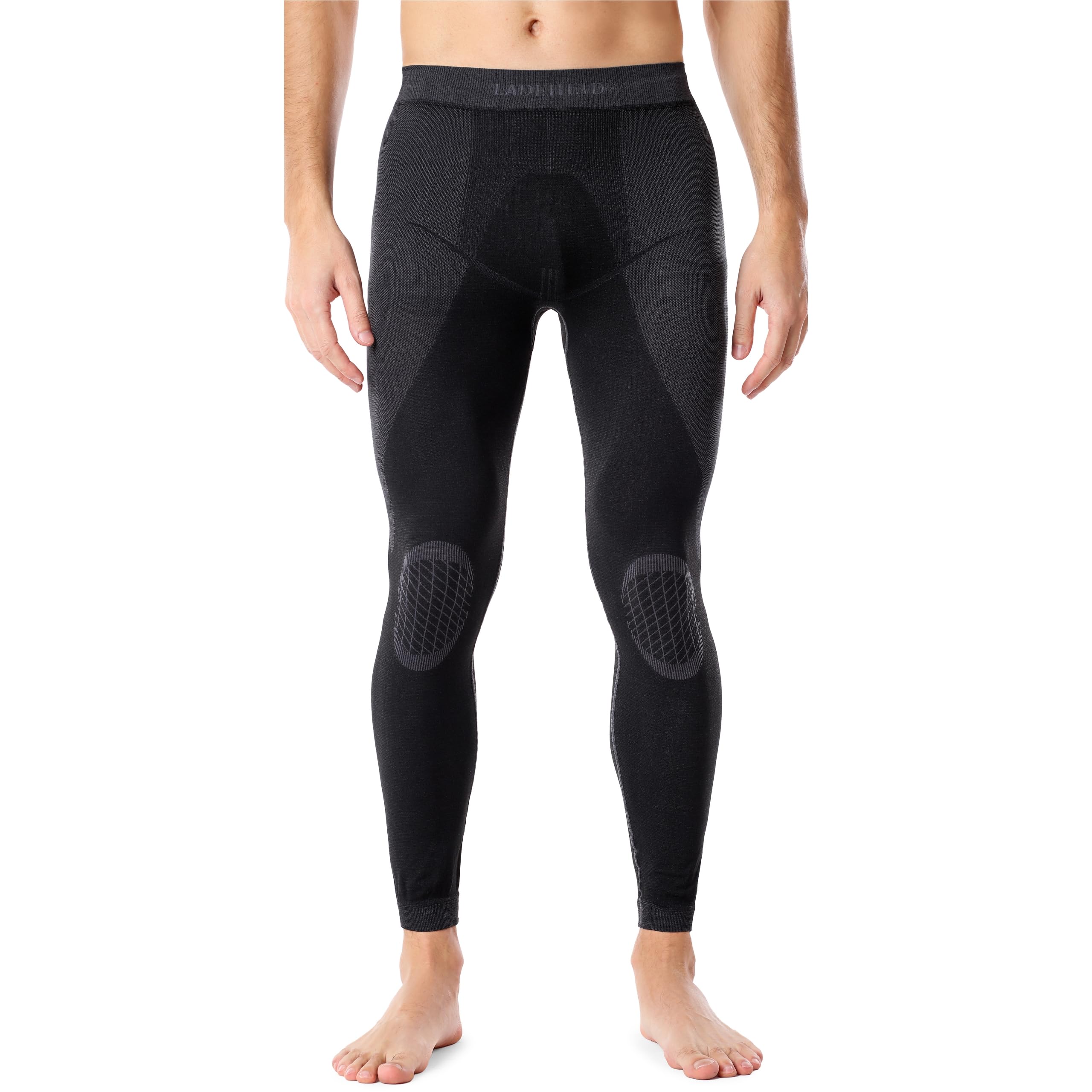 Ladeheid Herren Thermounterwäsche Lange Unterhose Thermoleggings Funktionsunterwäsche für Winter und Sport, thermoaktiv, warm und atmungsaktiv LAGI002