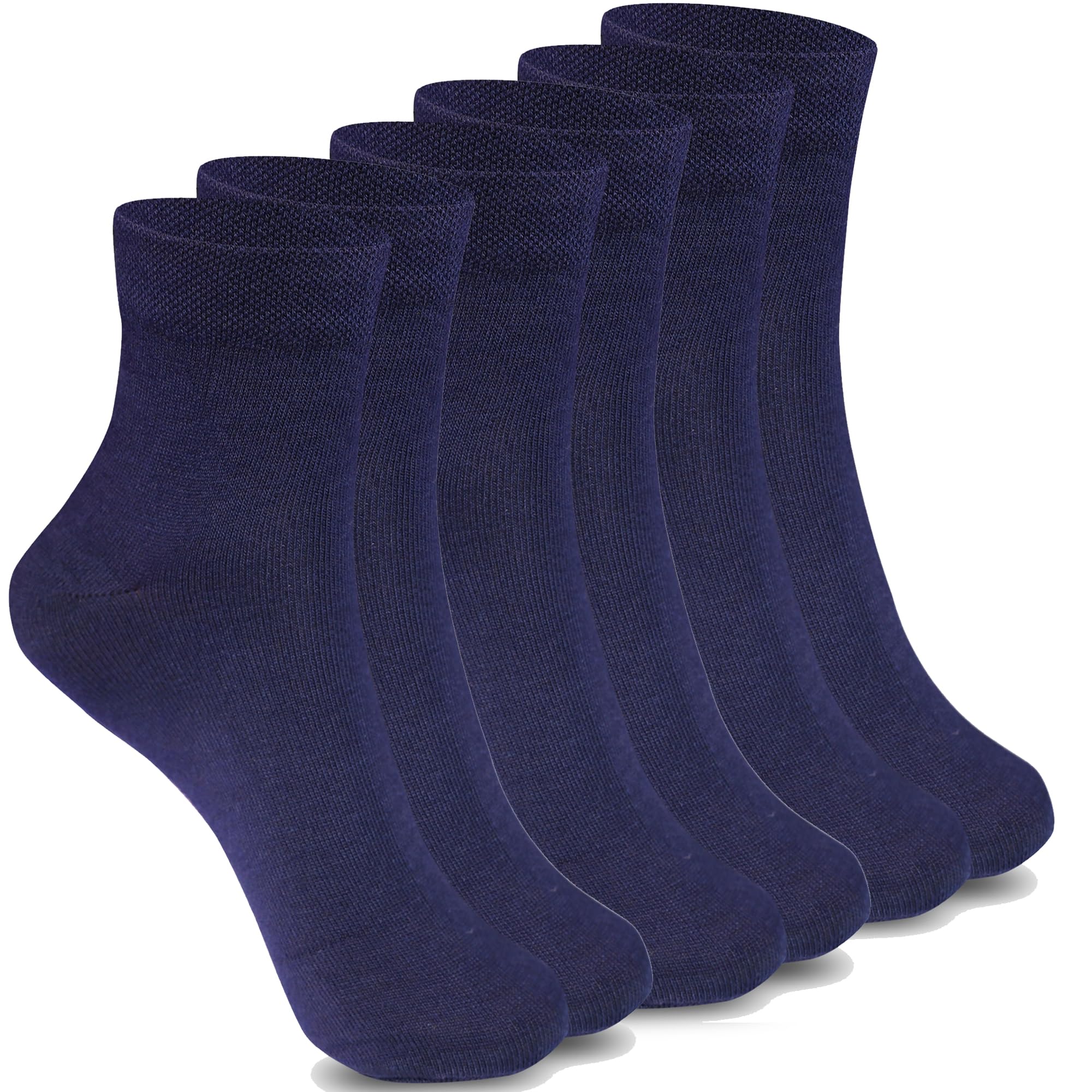 taur tappa Socks for Men Combo Ankle Length Plain Solid Colour Soft Breathable Cotton Moisture Wicking - Pack of 3-picture-21
