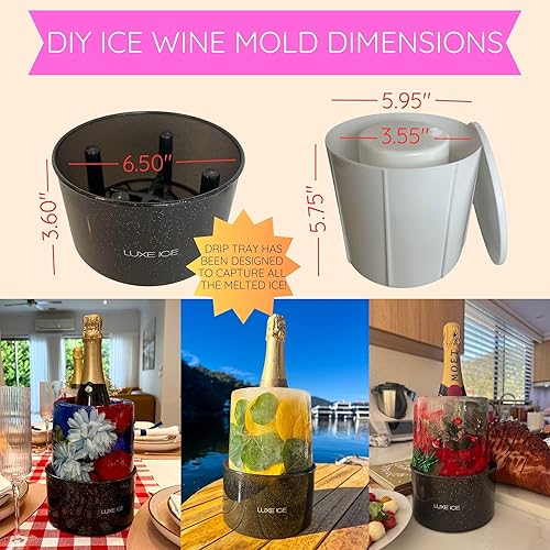 Miniatura 8 de Molde de vino helado para bricolaje