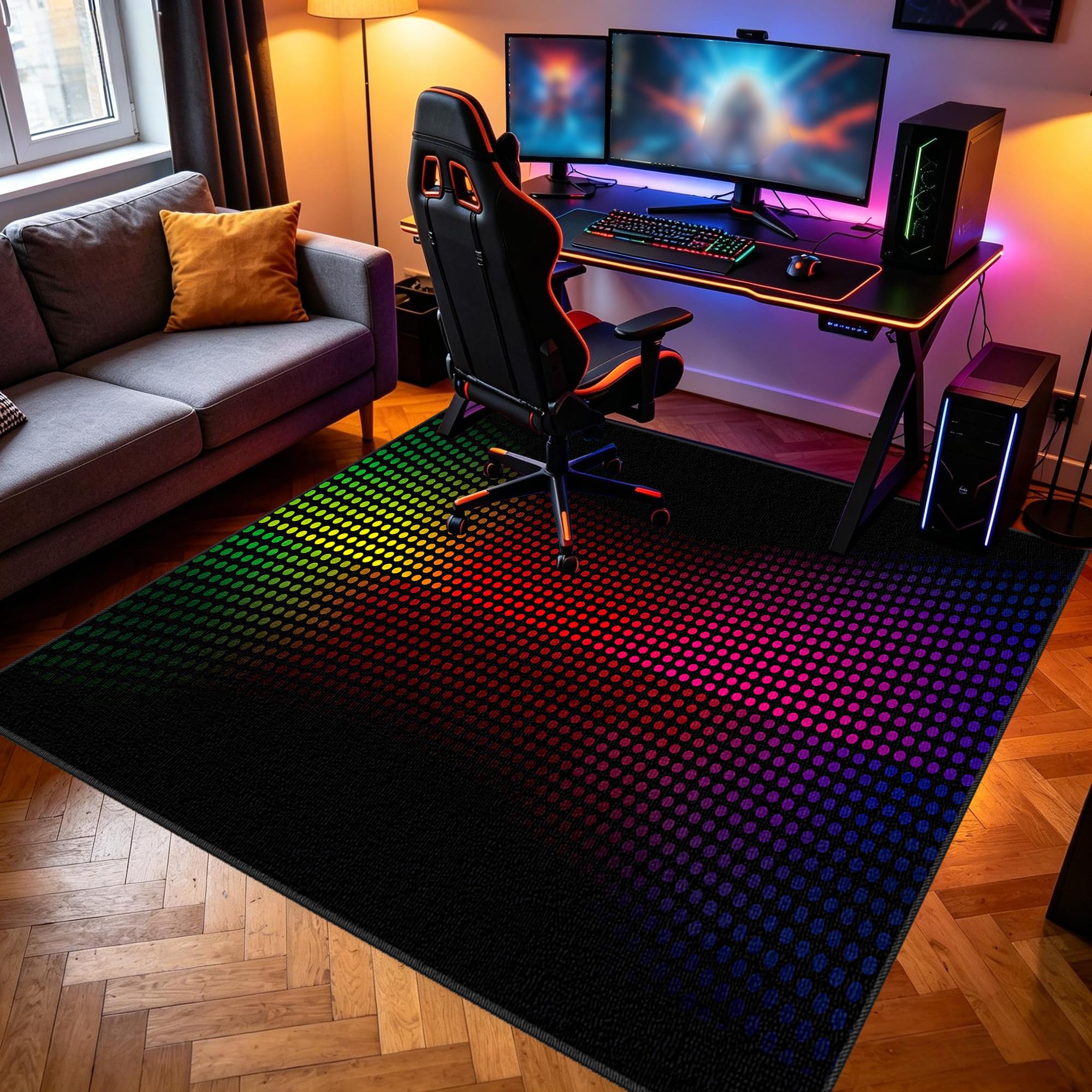 Tapis gamer sol antidérapant et isolant pour la chambre des garçons