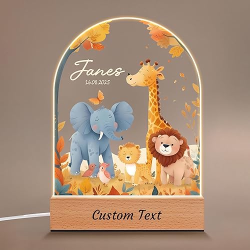 Regalos personalizados para bebés para niños, placa acrílica personalizada con nombre para niños y niñas, baby shower, regalos de Navidad para