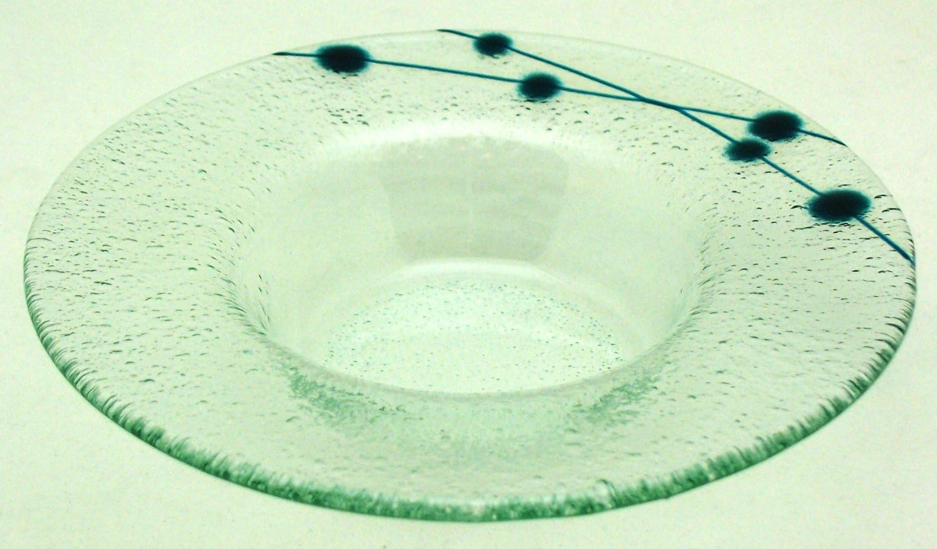UllmannglassGlass Bowls – Handmade with Turquoise Decoration
