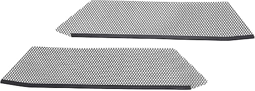 Miniatura 4 de KUAFU Rejilla de malla 2 piezas compatibles con Chevy Chevrolet Corvette C8 2020-2023 rejilla interior delantera, rejilla de ventilación de acero