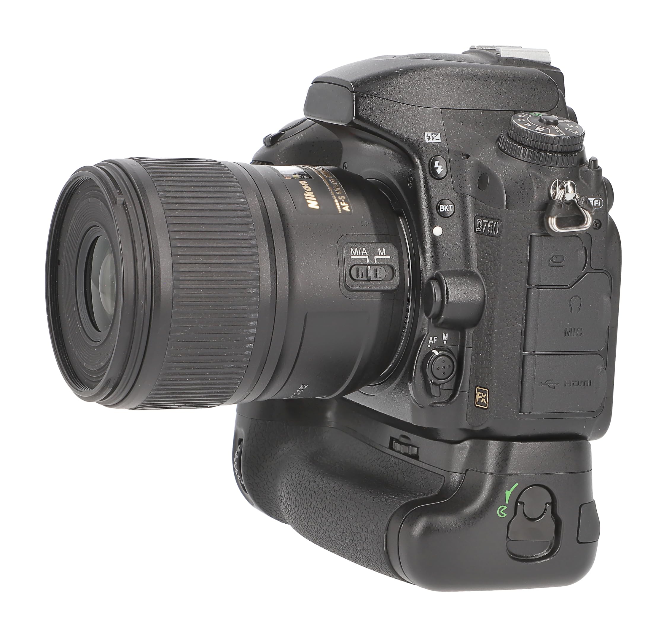 ayex Tirador de batería AX-D750 para Nikon D750 (Similar a MB-D16), 100% compatibilidad, Mango de batería Ideal para fotografiar en Modo Vertical