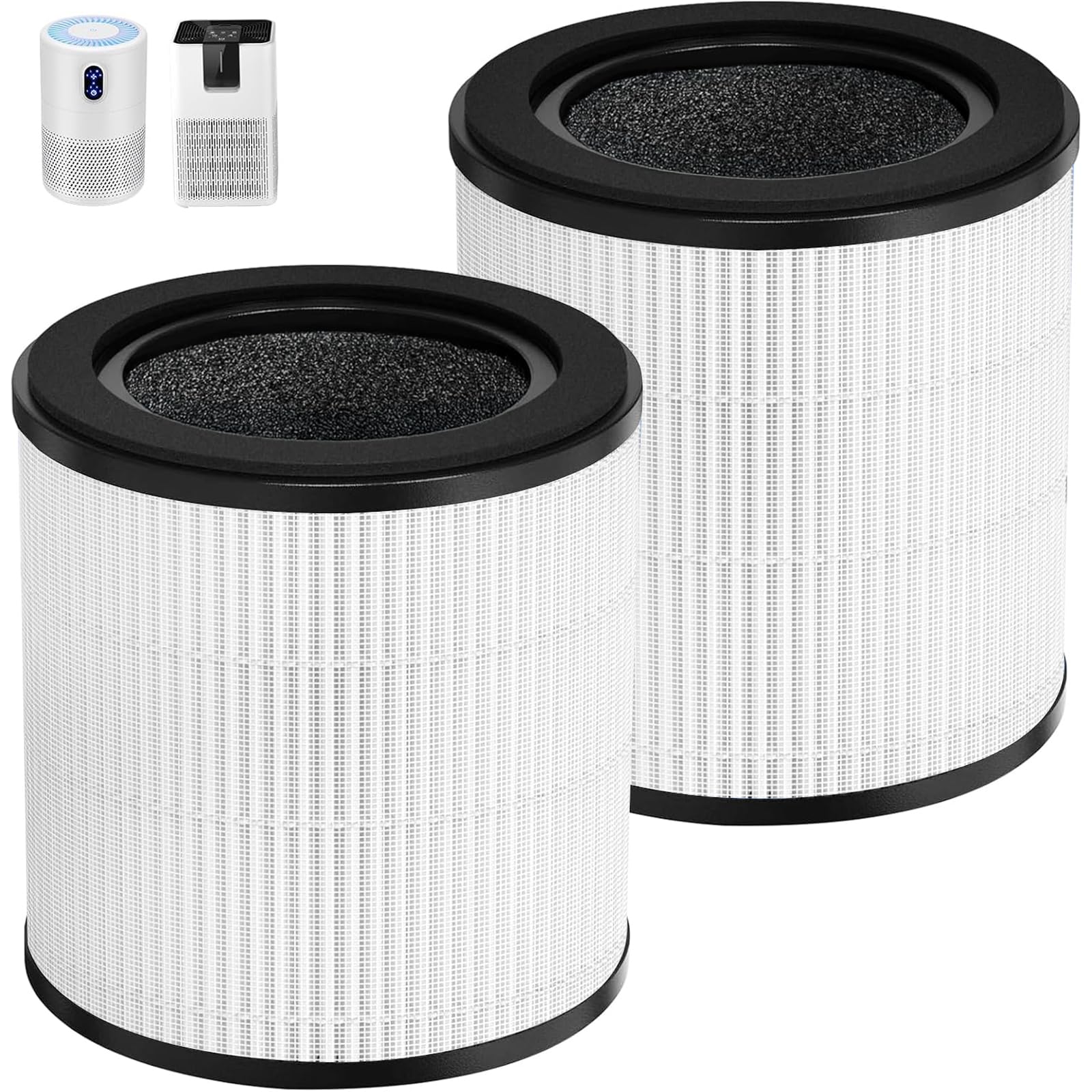 Photo 1 of B-D02L Replacement Filter,Compatible with MOOKA B-D02L/M05 Air Purifier,Also fits VEWIOR B-D02U&KOIOS B-D02L Air Purifier,Replacement Filter for MOOKA Air Purifier B-D02L 2-Pack