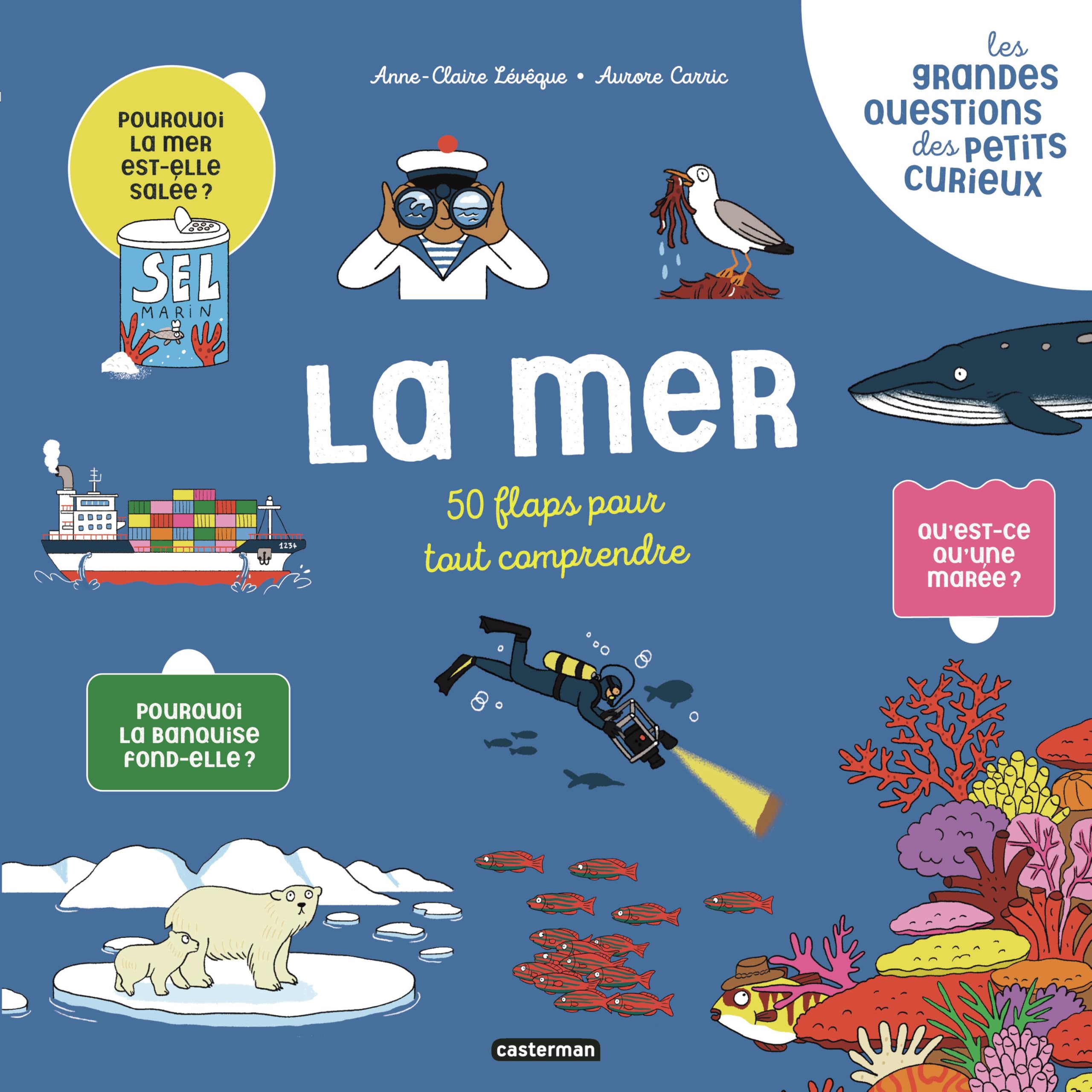 Les grandes questions des petits curieux - La mer: 50 flaps pour tout comprendre
