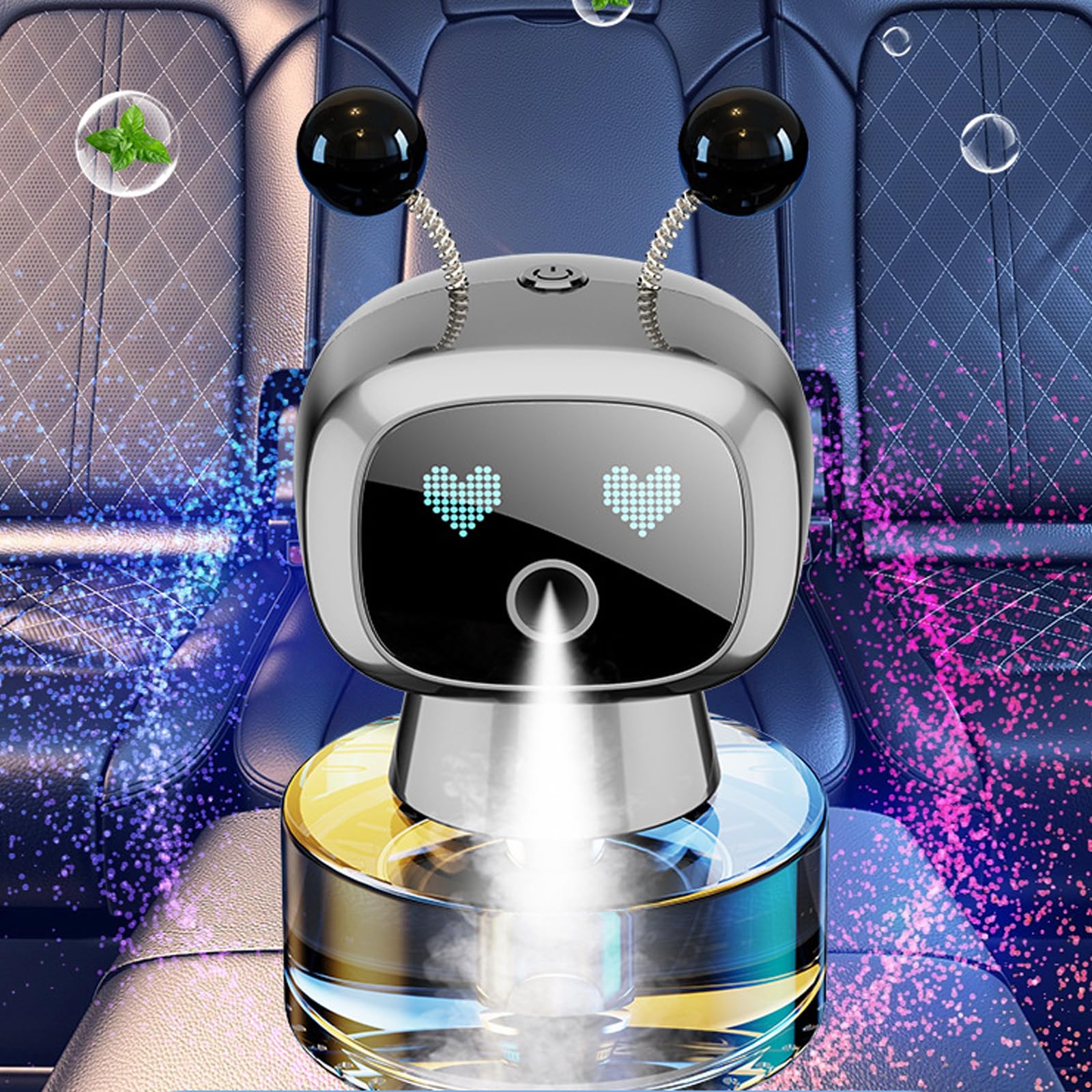 Intelligente USB Ricaricabile Auto Diffusore Deodorante Auto Emissione Profumo Automatica Per Pendolari E Gli appassionati di Tecnologia
