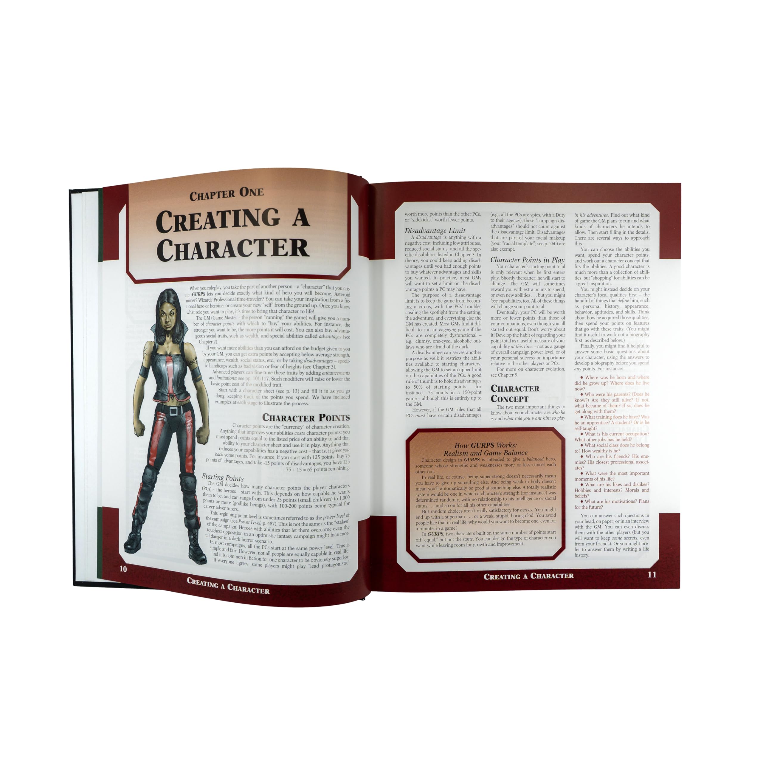 Steve Jackson Games | GURPS Basic Set: Characters, Fourth Edition | Tabletop RPG Core Rulebook | Immersive Role-Playing Game for Ages 14 and Up | English