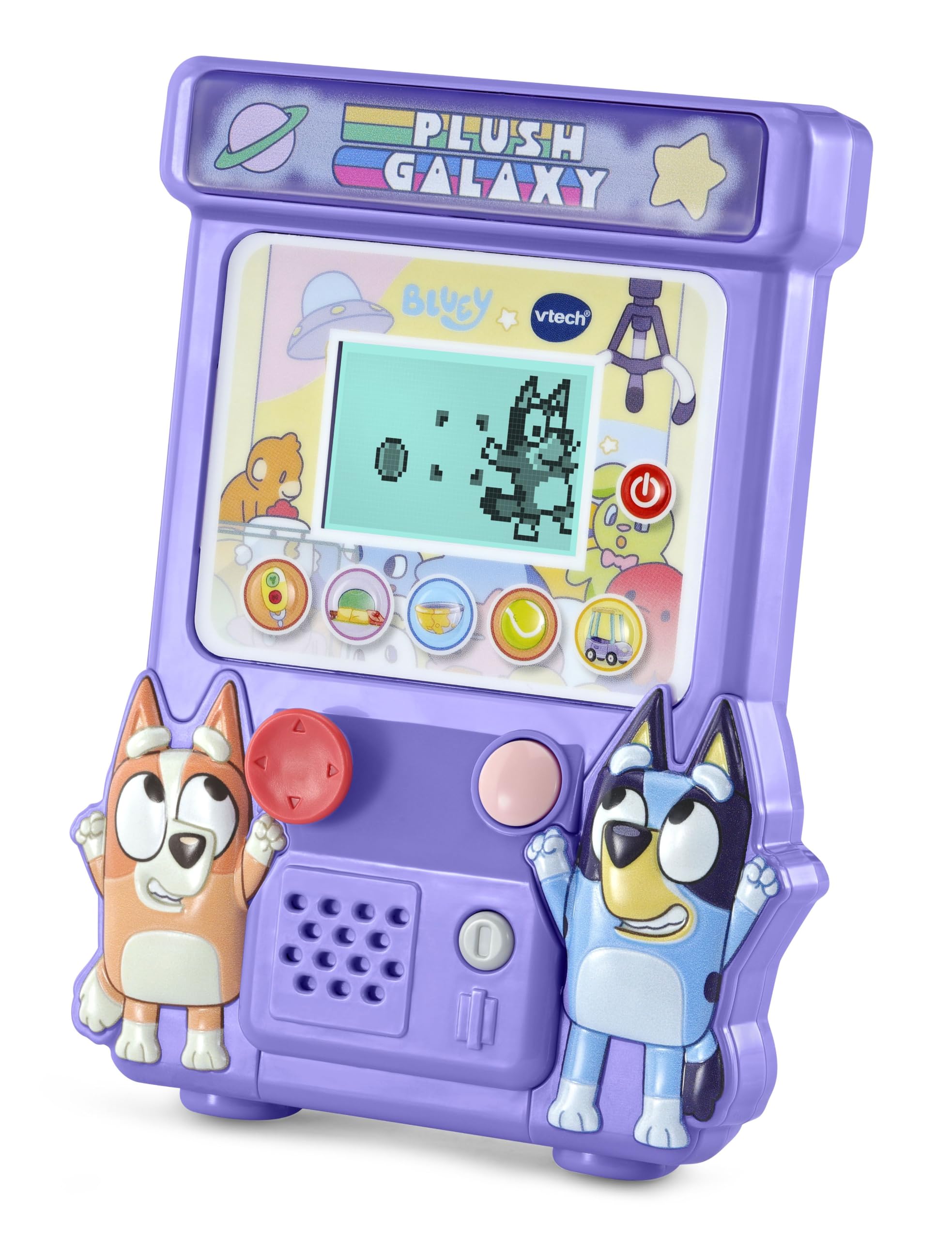 VTech Bluey Claw Game & Go, Official Bluey Toy, Handheld Learning Toy for Kids, Interactive & Educational Games, Play & Learn On The Go, For Children Aged 3, 4, 5, 6 Years, English Version