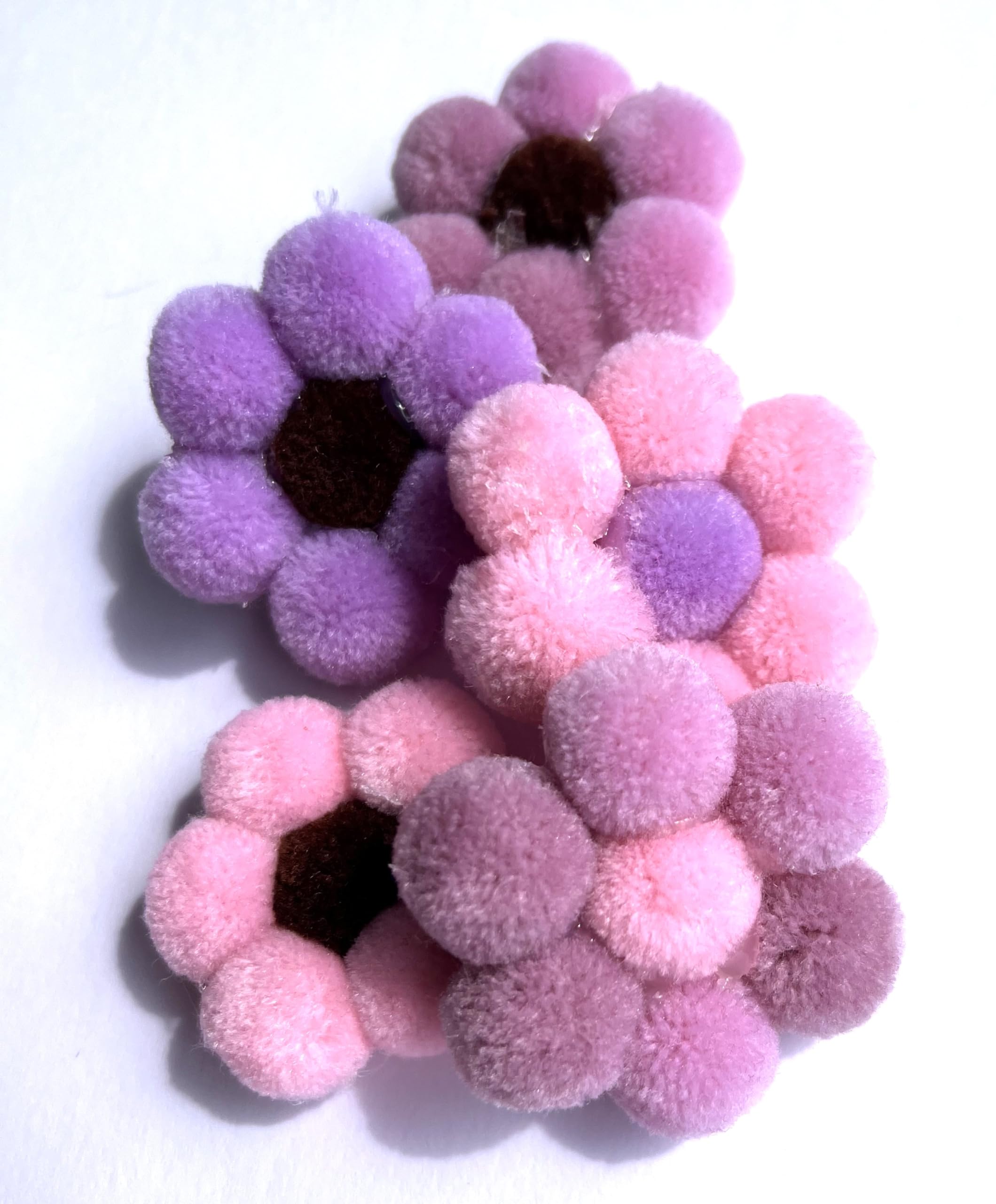 Lulubug Pompon Per Fai Da Te, 500 Pezzi, 1 Cm E 2 Cm, Effetto