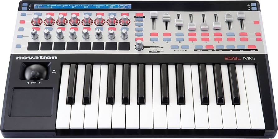 DTM・DAW Novation 25sl mk2 Amazon.com: Novation AMS-Novation 25 SL MkII USB Midi