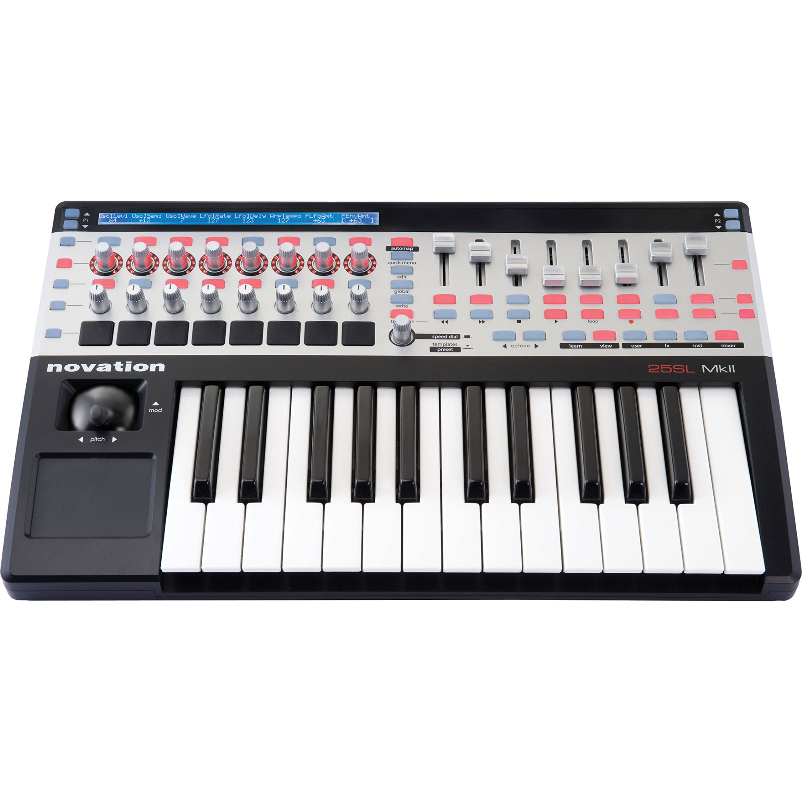 DTM・DAW Novation 25sl mk2 Amazon.com: Novation AMS-Novation 25 SL MkII USB Midi