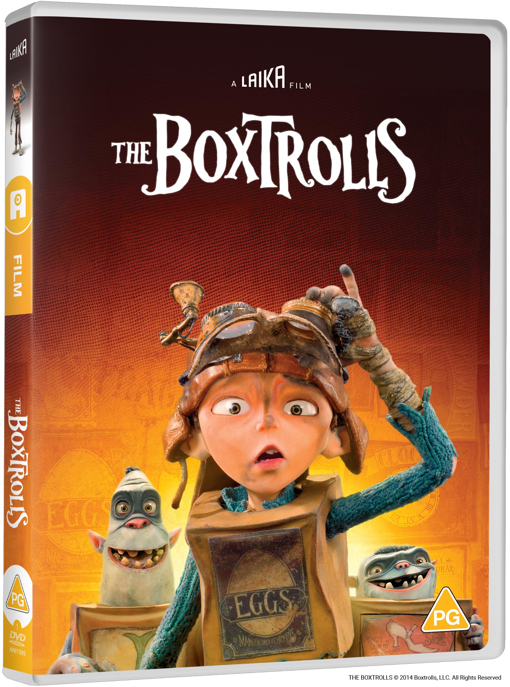 The Boxtrolls DVD pelicula familiar para tardes de cine infantil en casa