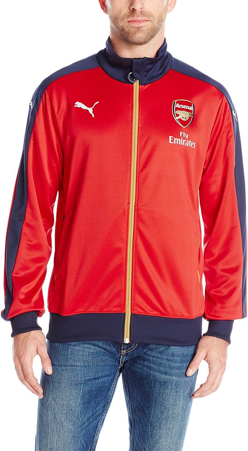 PUMA Men's AFC Stadium Jacket (high Risk red/Black) (S)