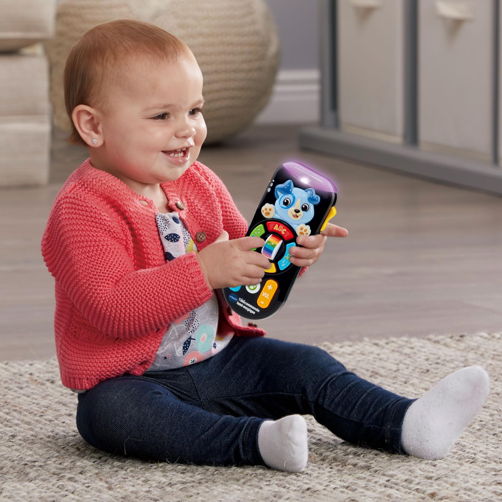 Tachan Mi Primer Mando A Distancia Con Luces Y Sonidos – Juguete Interactivo Para Bebés De 6 Meses En Adelante