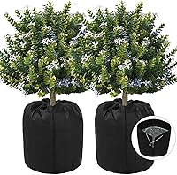 Vista 1 de Ecmln 2PCS Maceta de Protección Invernal para Plantas, Cubierta de Protección contra Heladas para Plantas de Invierno, 16.9 * 19.2in Bolsa